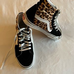 Vans Leopard Skate High Top -Size 9 Women’s